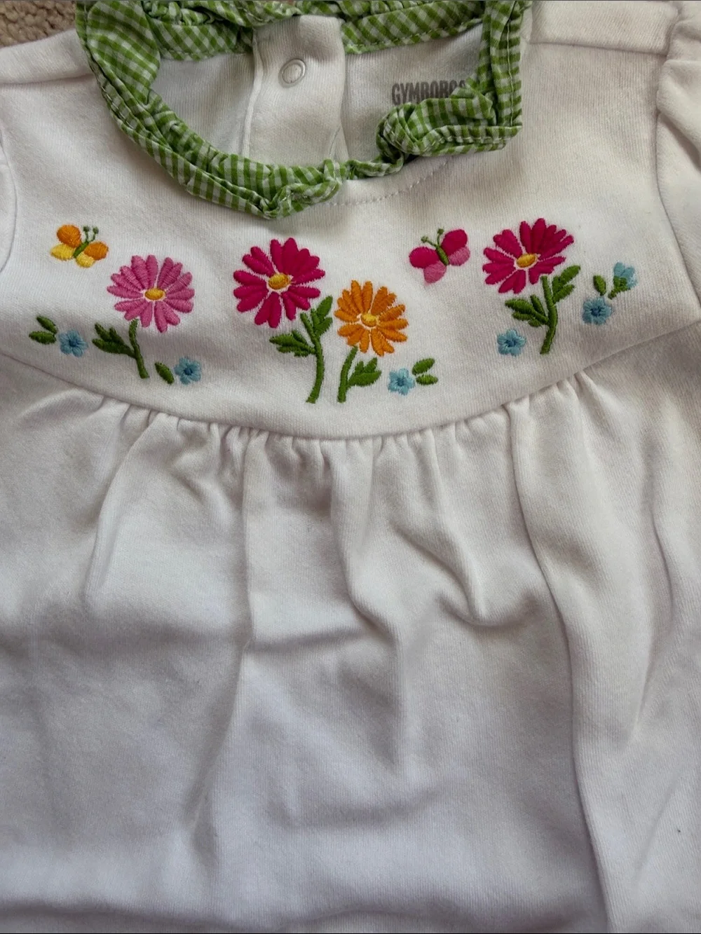 Gymboree white baby